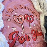 Valentine's Day Sucker Graphic Tee