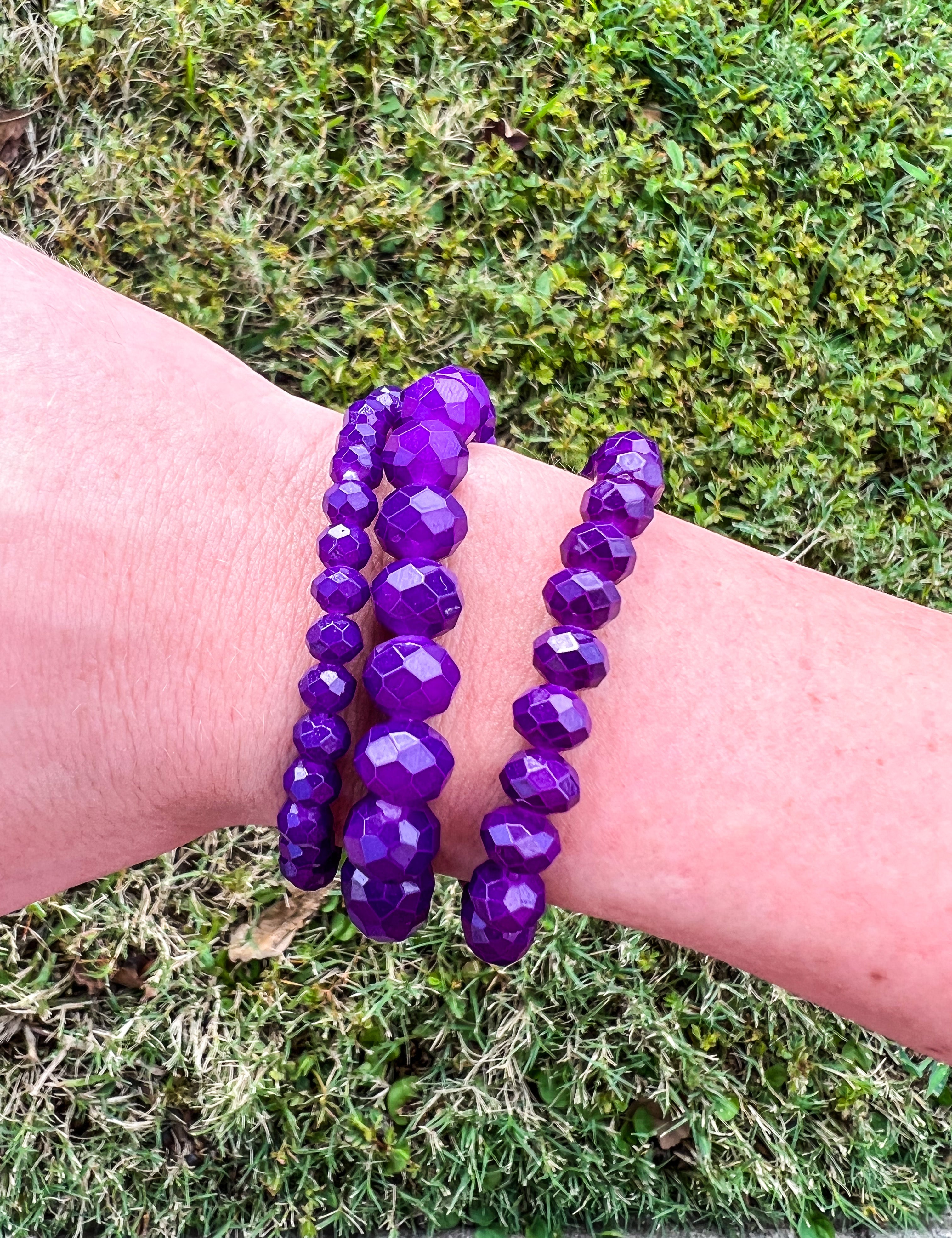 Shine Bright Beaded Bracelet - Various Colors!