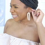 Rhinestone Chain Tassel Drops - Taylor Shaye