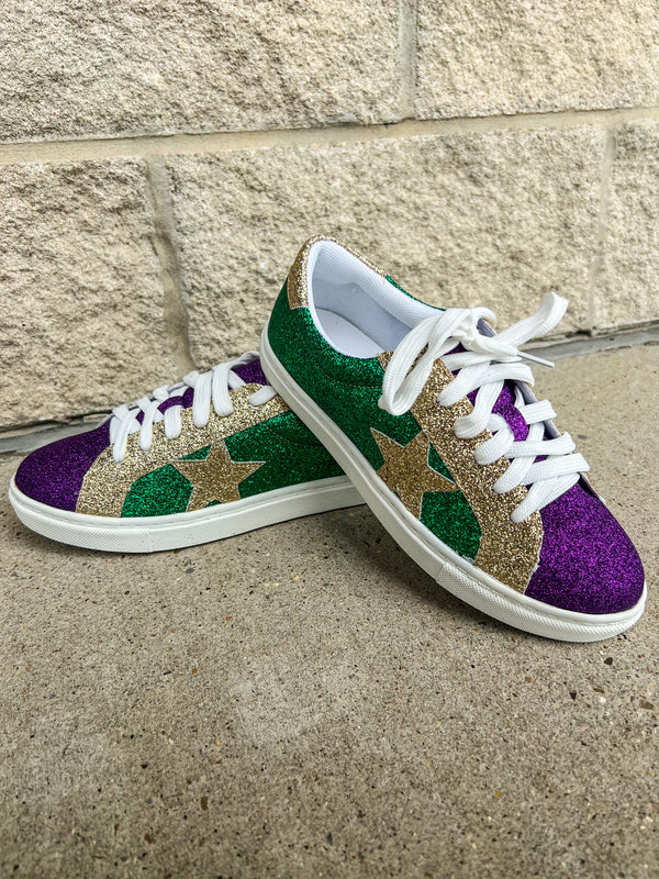 Bourbon Street Mardi Gras Sneakers